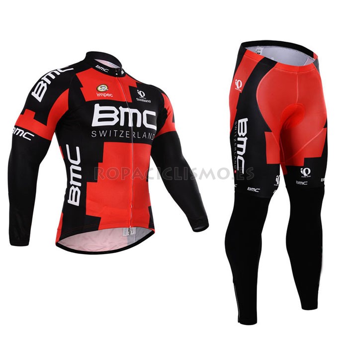 2015 Maillot BMC mangas largas